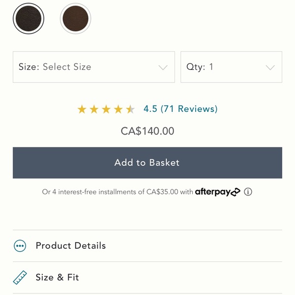 NWT Anthropologie somerset faux leather mini - Picture 5 of 6